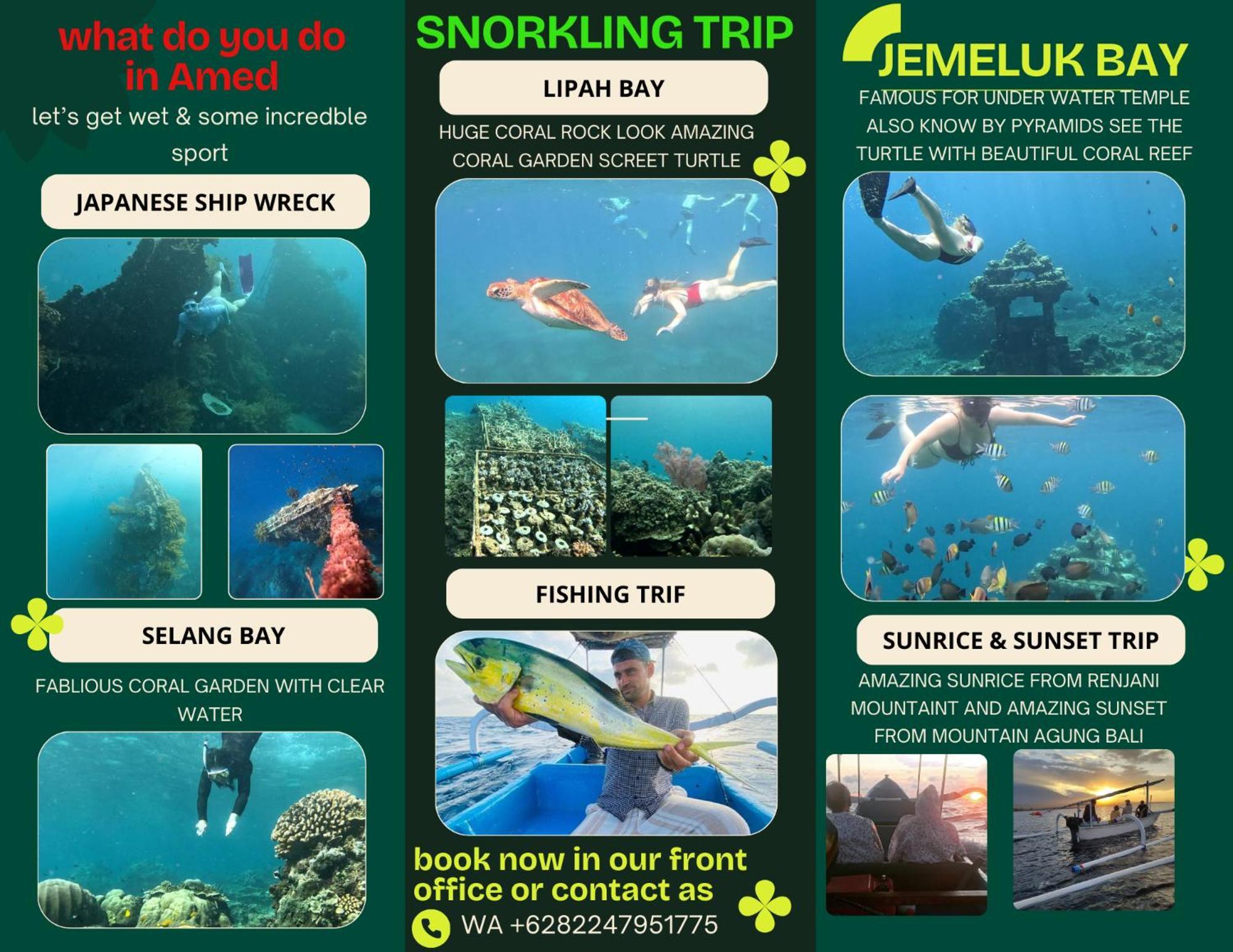 Jemeluk Beach Bungalows 艾湄湾 外观 照片